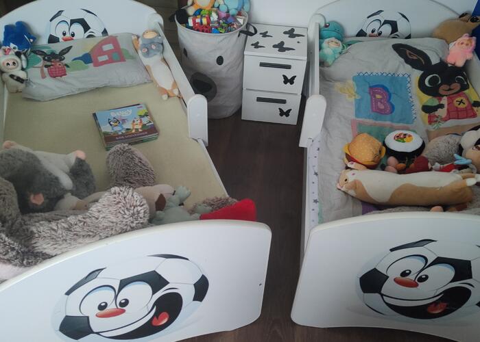 Grajewo ogłoszenia: Dwa łóżka 140x70. Stan dobry, łóżka sprzedaję bez materacy....