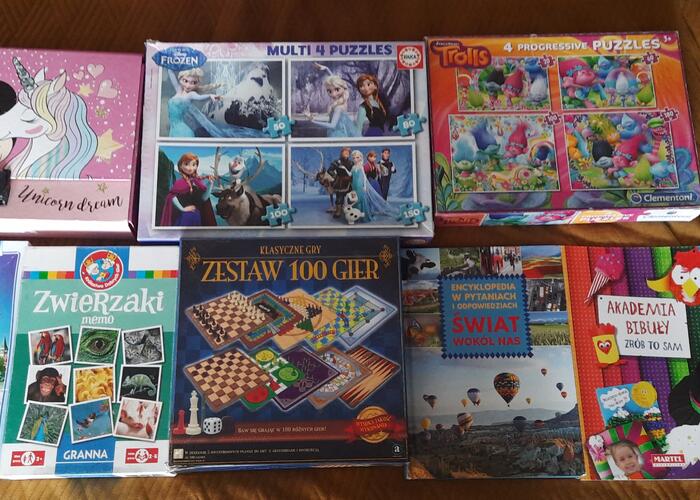 Grajewo ogłoszenia: Dzień dobry, sprzedam puzzle, gry i książki dla dzieci ,stan dobry.