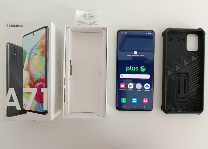 Grajewo ogłoszenia: Samsung Galaxy A71.
Stan idealny. 
Ani jednej ryski na...