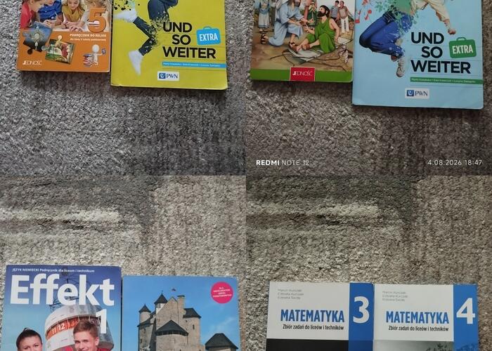 Grajewo ogłoszenia: Sprzedam podręczniki