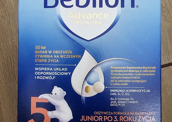 Grajewo ogłoszenia: Sprzedam dwa opakowania mleka Bebilon 5.